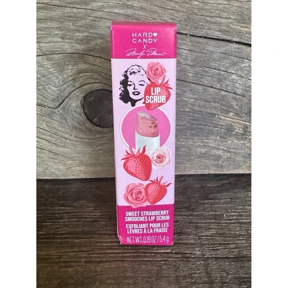 Hard Candy X Marilyn Monroe SWEET SRAWBERRY SMOOCHES Lip Scrub‎ NIB